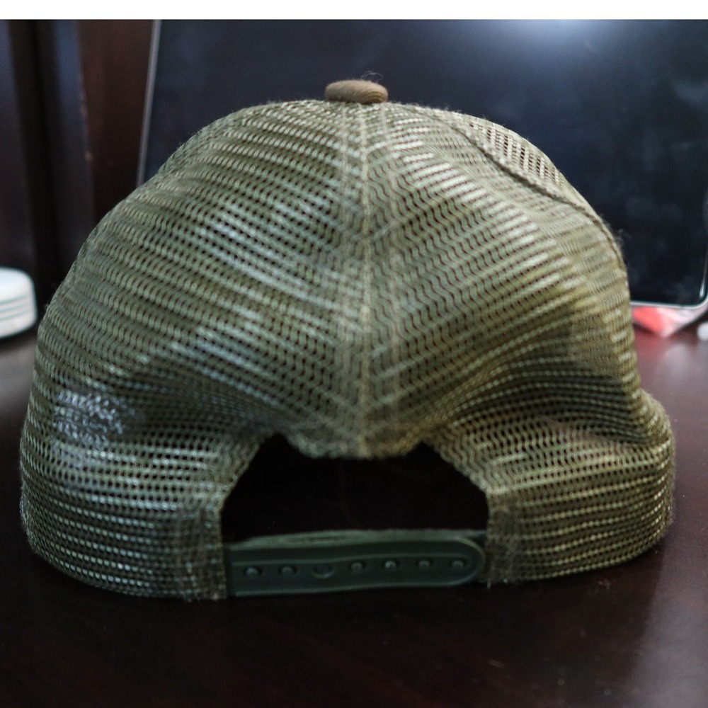 ATX Surf Boats Trucker Hat Camo Black Brown Mesh Snapback 7 Panel Cap OSFM - Picture 3 of 5